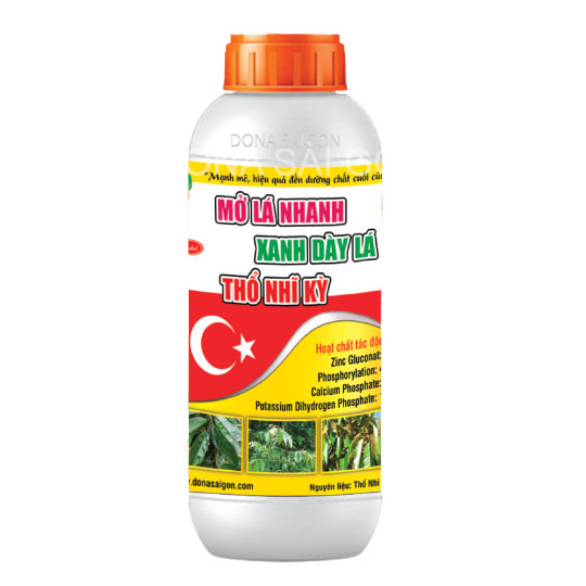 MỞ LÁ NHANH - XANH DÀY LÁ THỔ NHĨ KỲ (500ml)